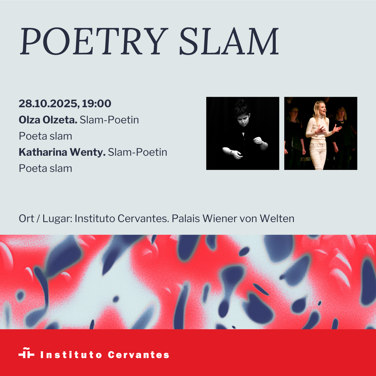 Poetry Slam con Olza Olzeta y Katharina Wenty