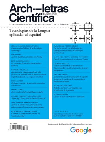 Archiletras Científica. Vol. VI. Tecnologías de la Lengua aplicadas al español
