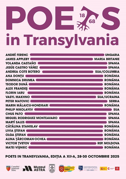 Chus Pato y Yolanda Castaño en el Festival Internacional Poets in Transylvania (Sibiu)