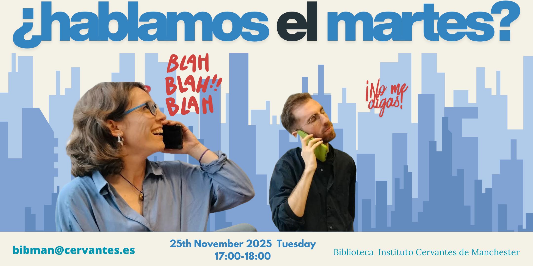 ¿Hablamos el martes?: club de conversación