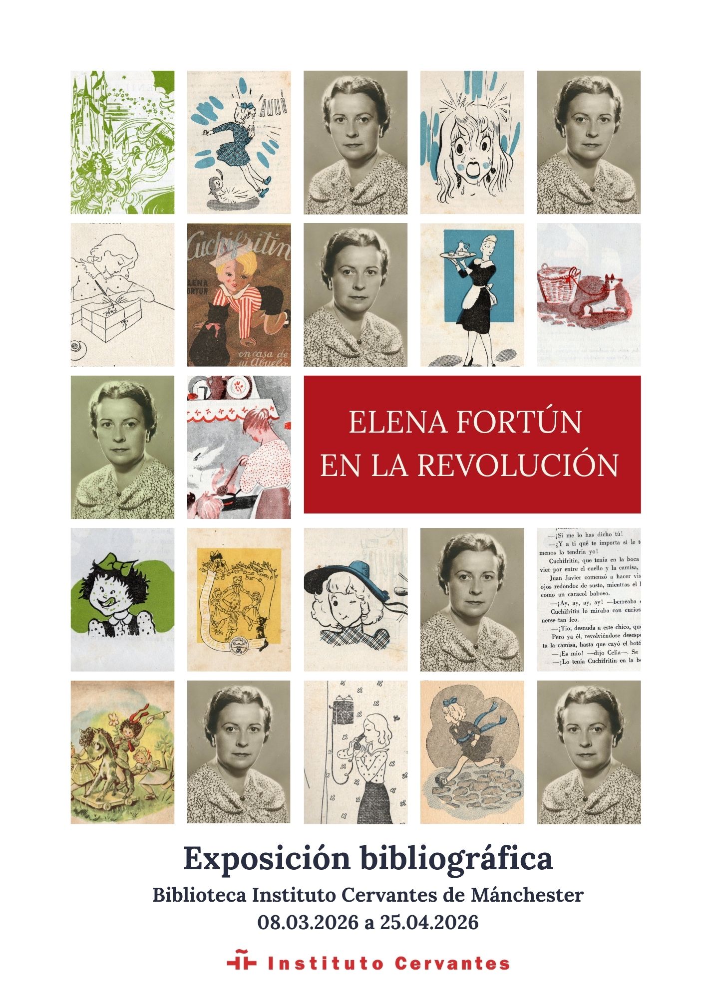 Elena Fortún en la revolución: exposición bibliográfica