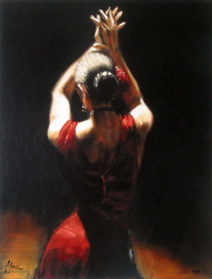 Exhibición de baile flamenco