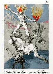 Las imágenes de la mitología daliniana en los Caprichos de Goya