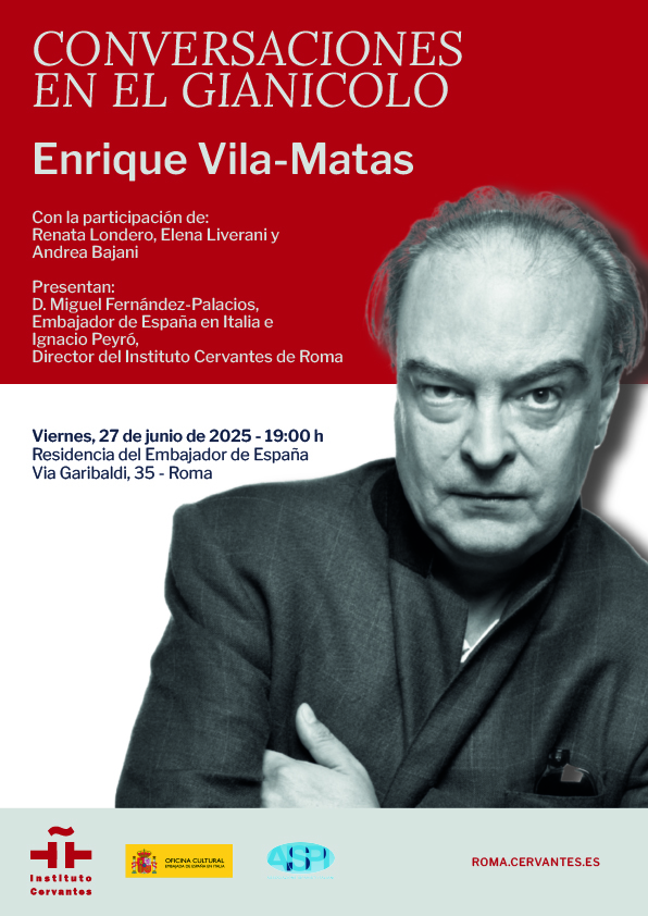Conversaciones en el Gianicolo: Enrique Vila-Matas