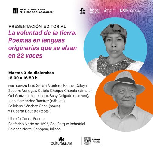 La voluntad de la tierra. Poemas en lenguas originarias que se alzan en 22 voces (FIL 2024, México)