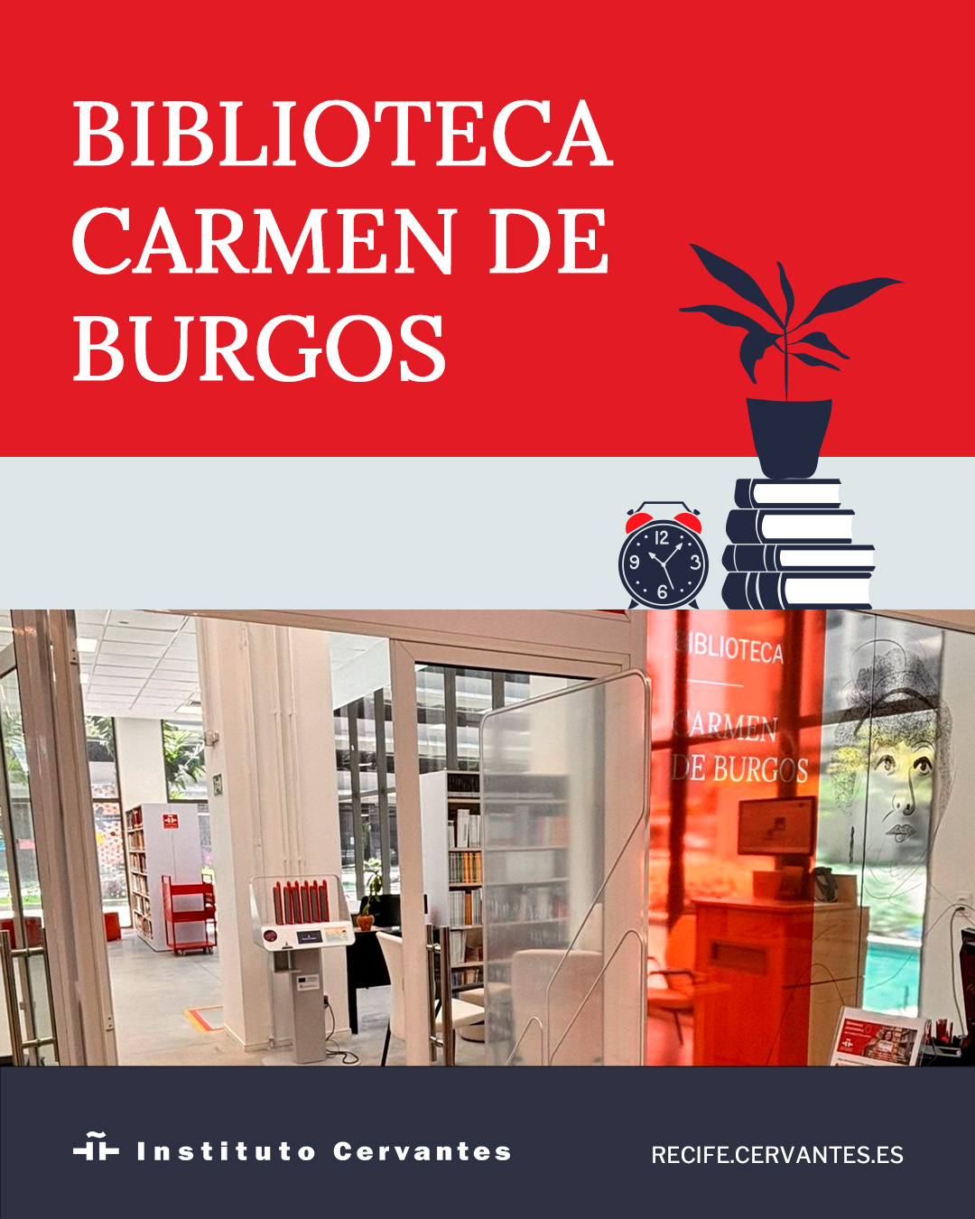 Cuentacuentos en la biblioteca Carmen de Burgos