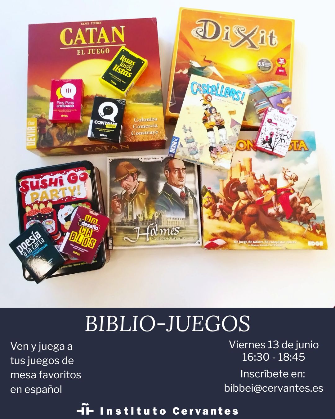 Biblio-juegos en el Cervantes