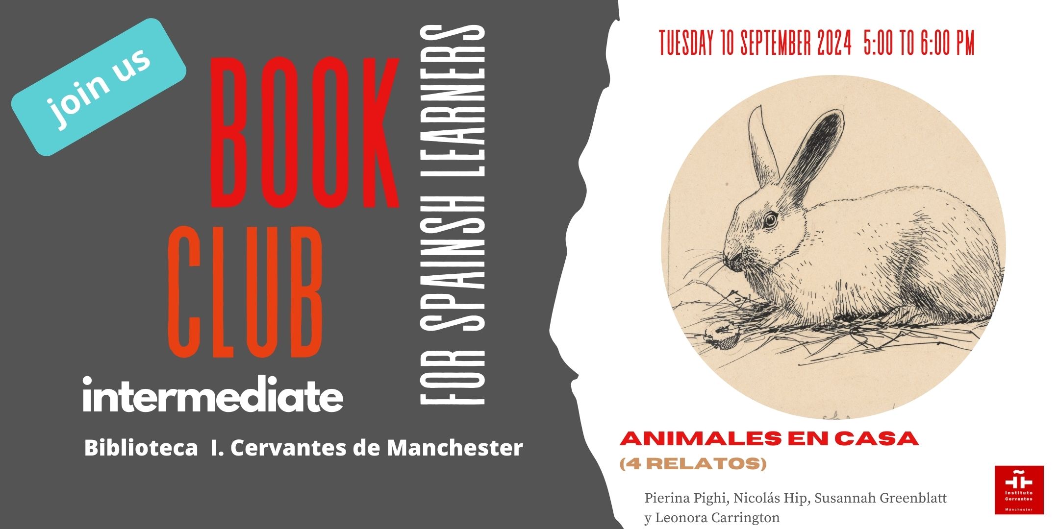 Club de lectura intermedio: Animales en casa