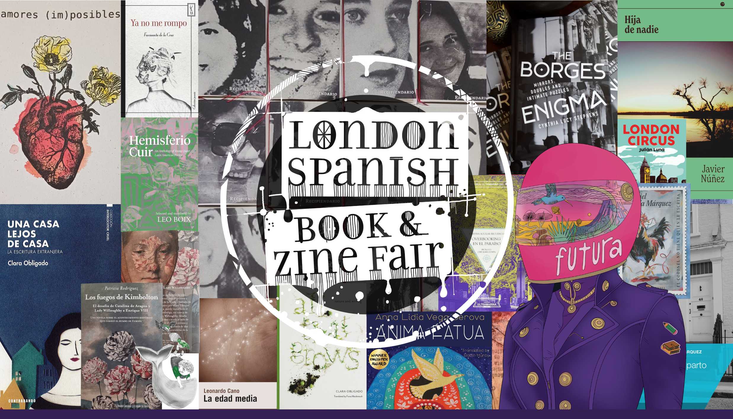 Nuestra biblioteca en la feria del libro y Zine de Londres