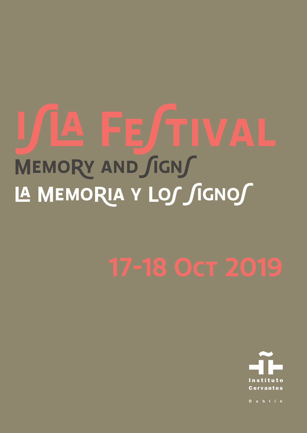 VIII Festival ISLA. La memoria y los signos