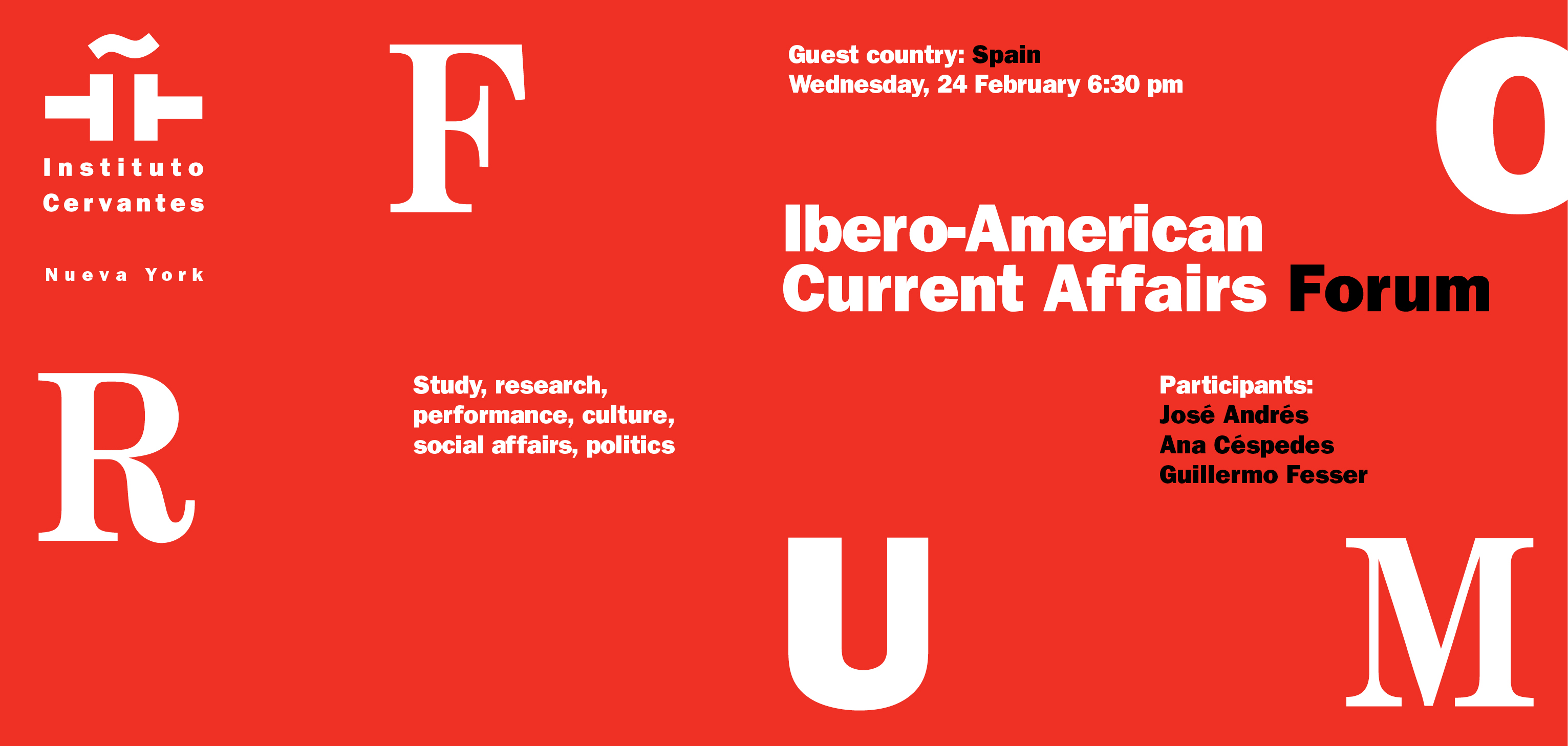 III Ibero American Current Afairs Forum: Spain