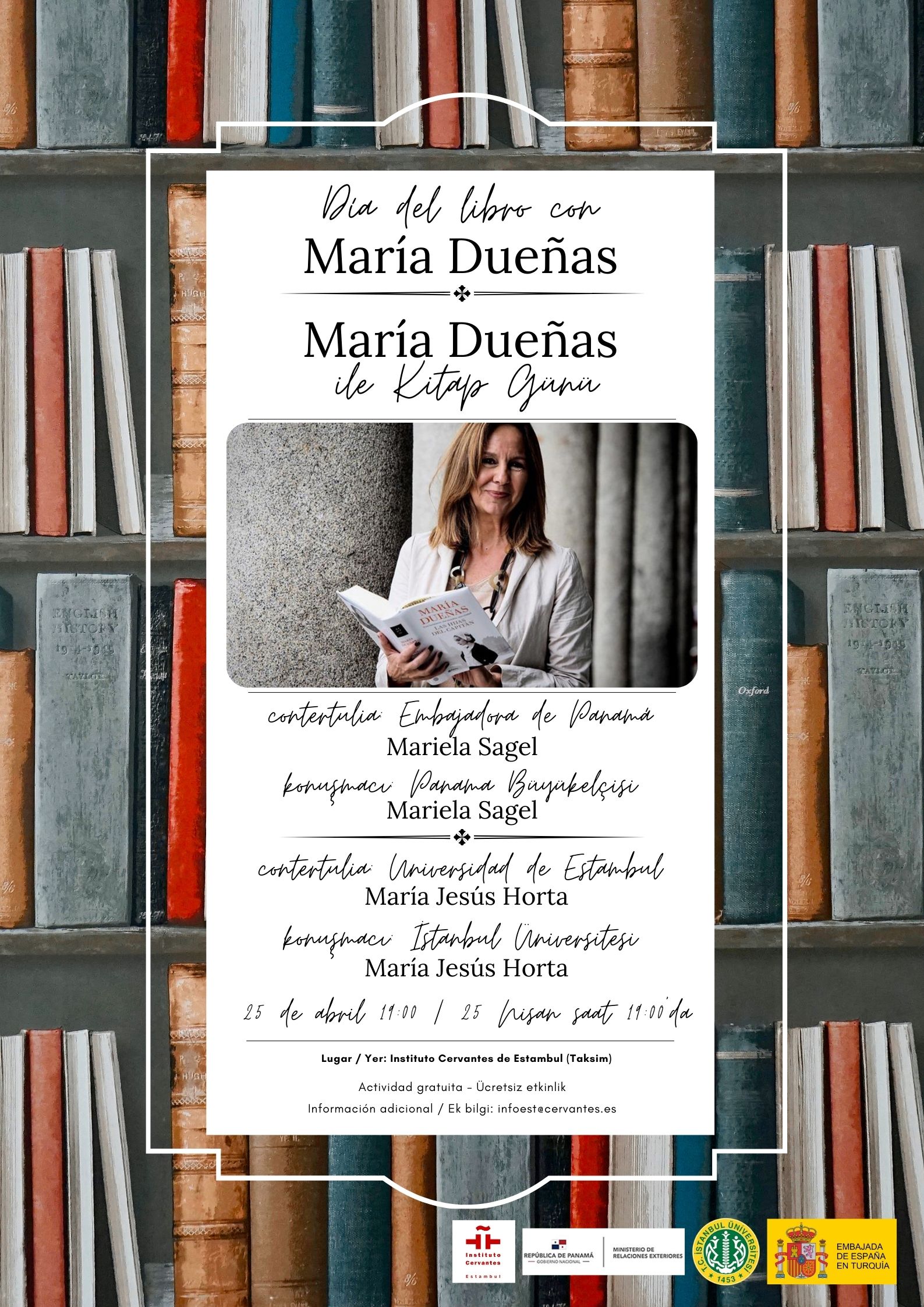 Día Internacional del Libro, con María Dueñas