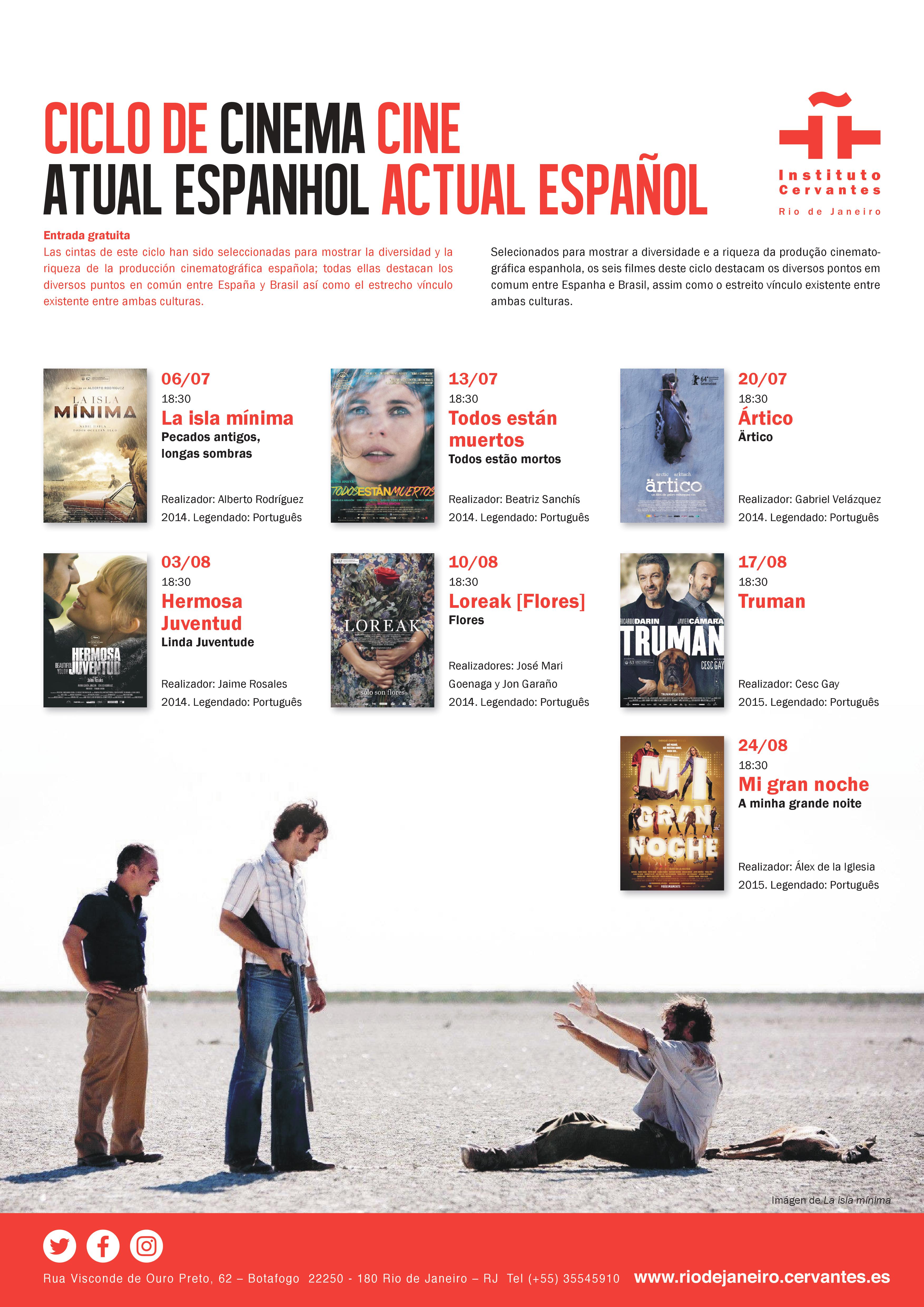 Ciclo de cine actual español