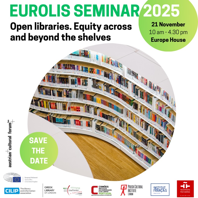 Seminario EUROLIS 2025 - Bibliotecas abiertas: la equidad más allá de las estanterías