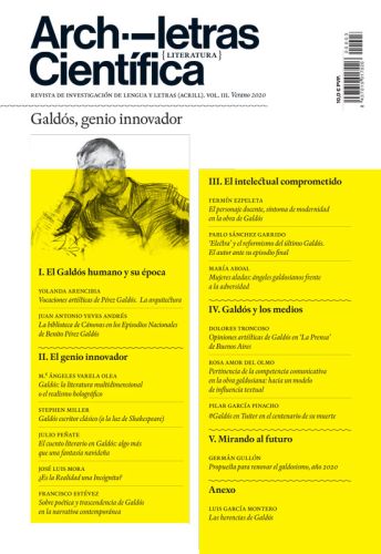Archiletras Científica. Galdós, genio innovador
