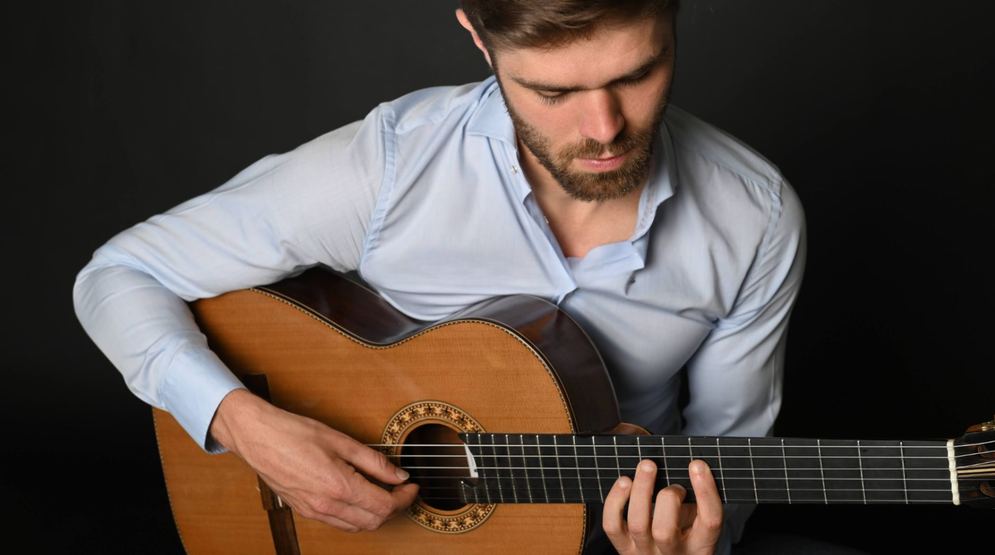 Música romántica de la guitarra de España