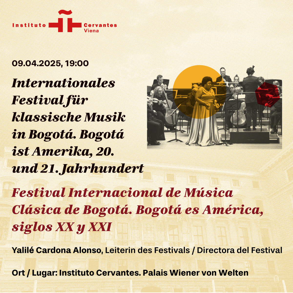 Presentación del Festival Internacional de Música Cásica de Bogotá