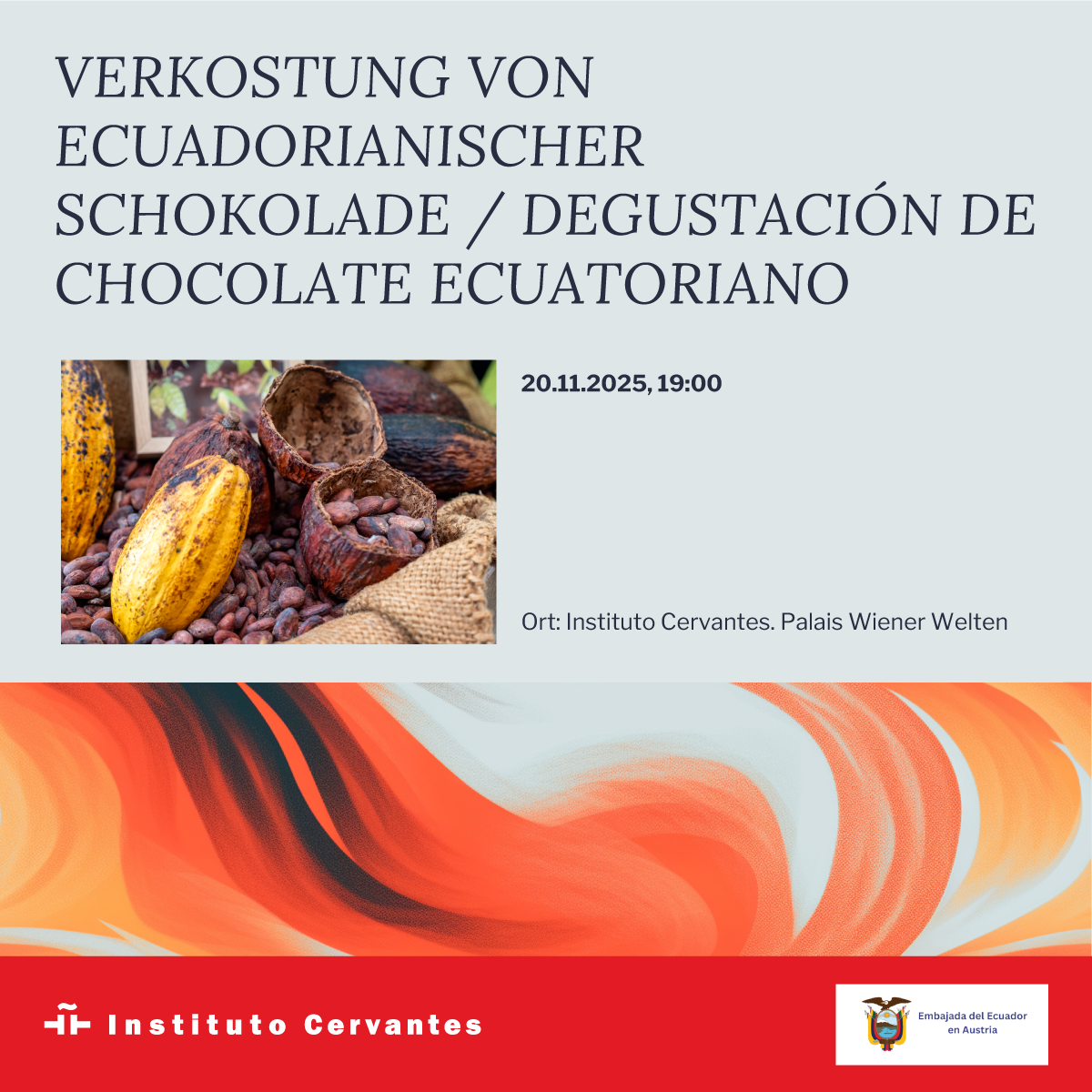 Degustación de chocolate ecuatoriano