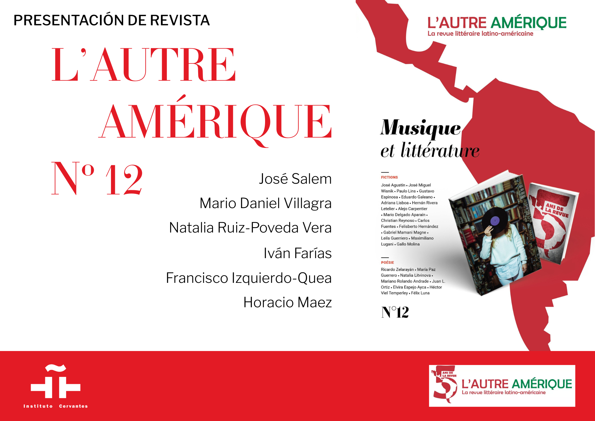 Presentación de la revista «L'autre Amérique» Nº 12