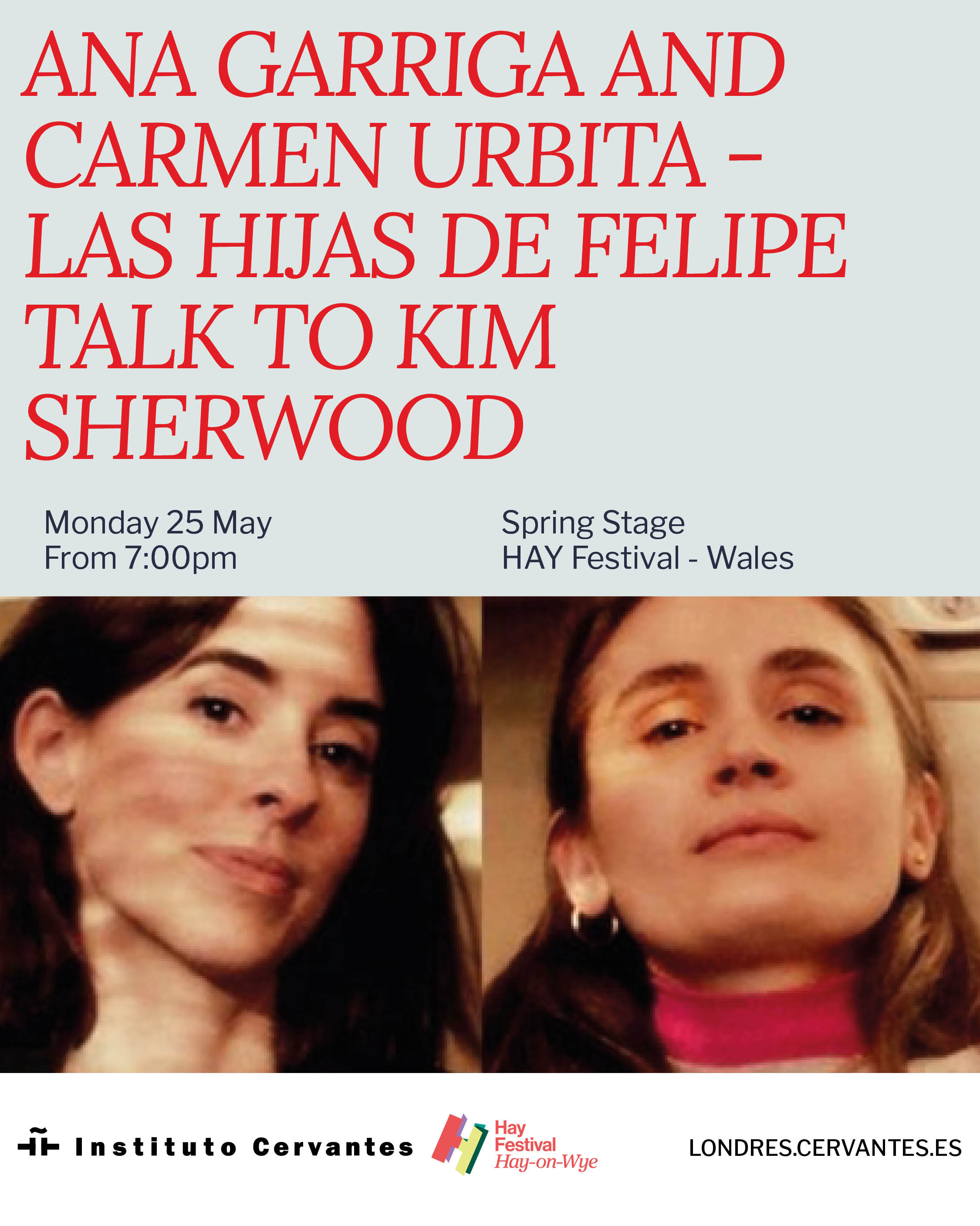Ana Garriga y Carmen Urbita conversan con Kim Sherwood