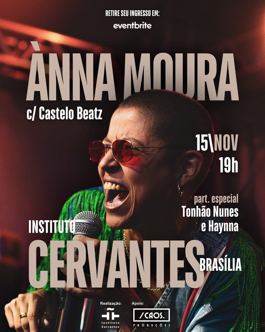 La cantante y poeta Ànna Moura 