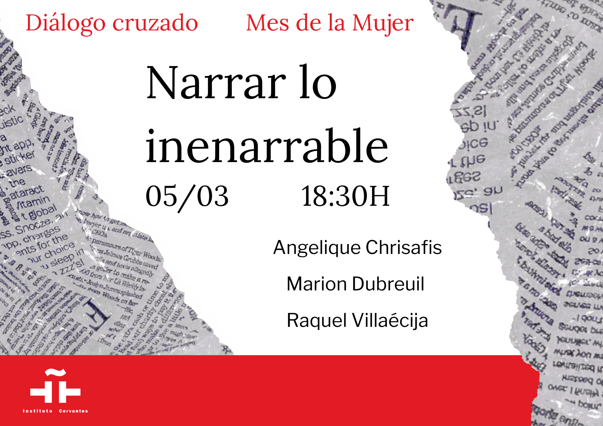 Diálogo Cruzado: «Narrar lo inenarrable»