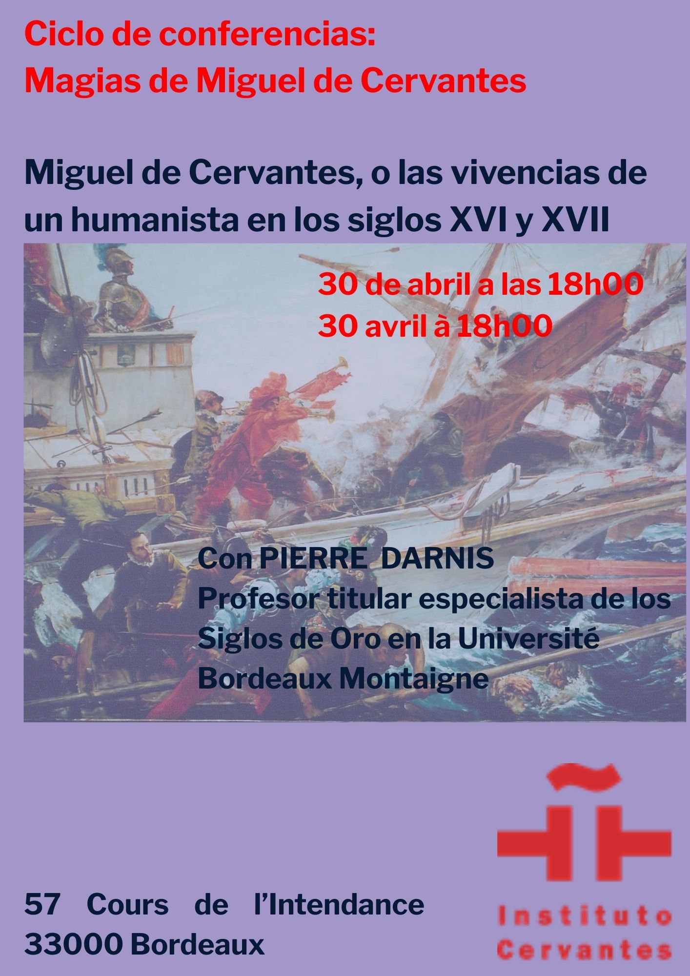 Magias de Miguel de Cervantes: "Miguel de Cervantes, o las vivencias de un humanista en los siglos XVI y XVII"
