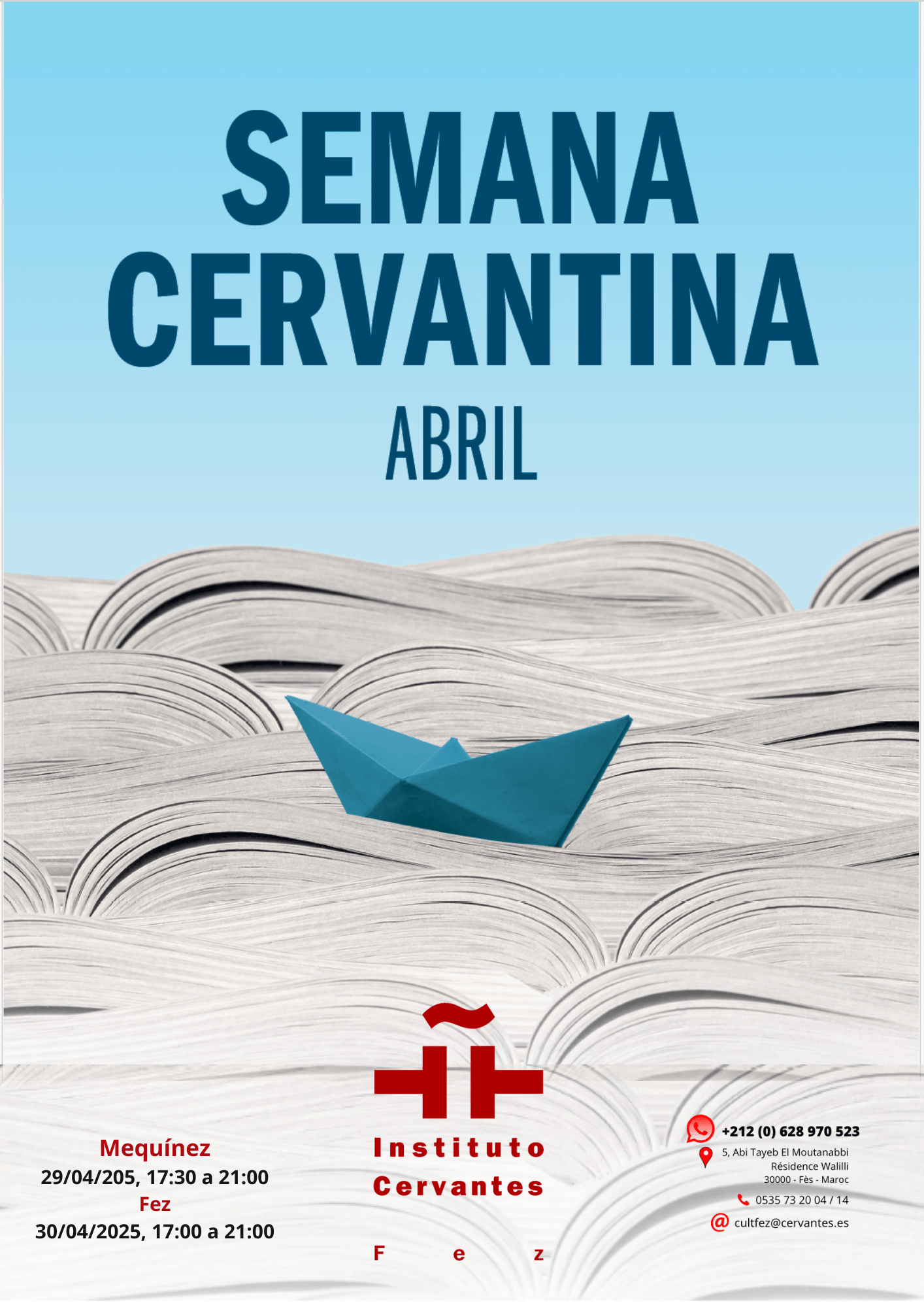 Semana Cervantina. Día Internacional del Libro Club de Lectura