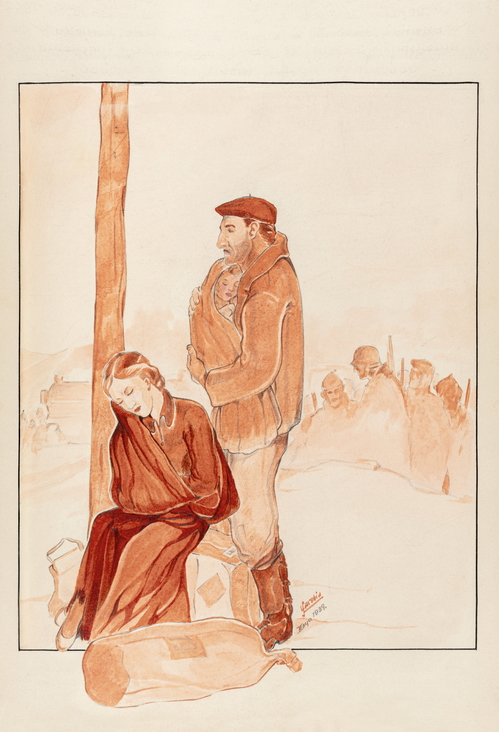 Luis Sarabia. Dibujar la guerra