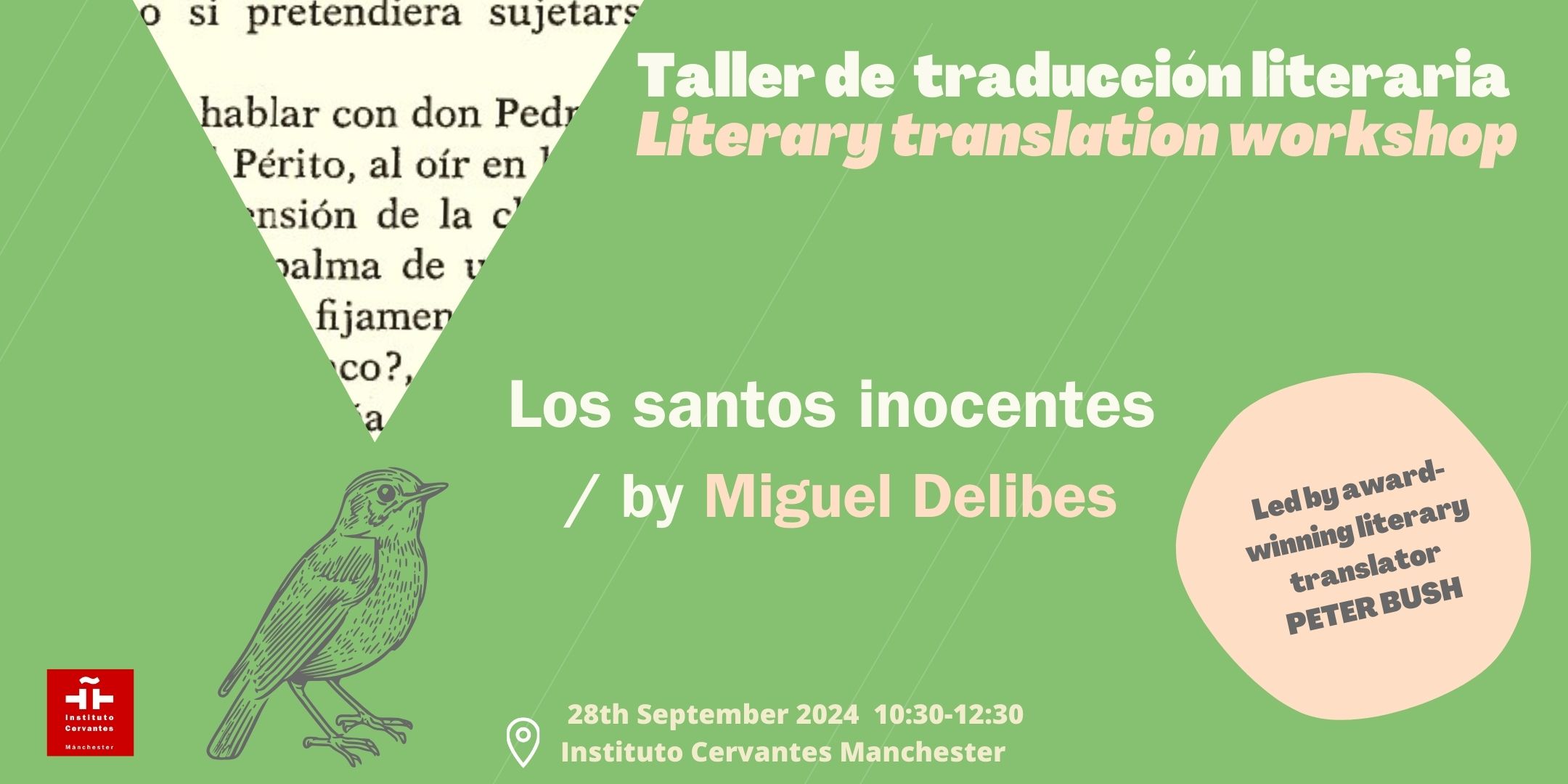 Translation workshop with Peter Bush