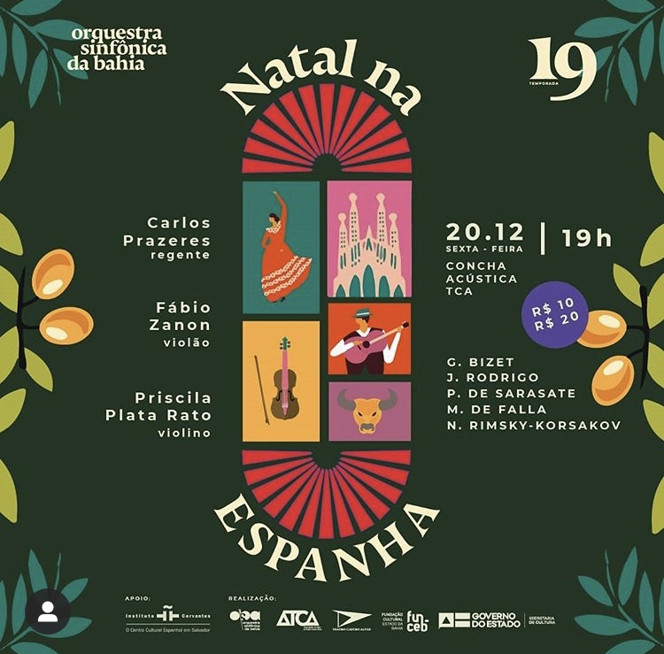Concerto de Natal. Noite Espanhola.