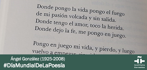 Ángel González en el Día Mundial de la Poesía 2025