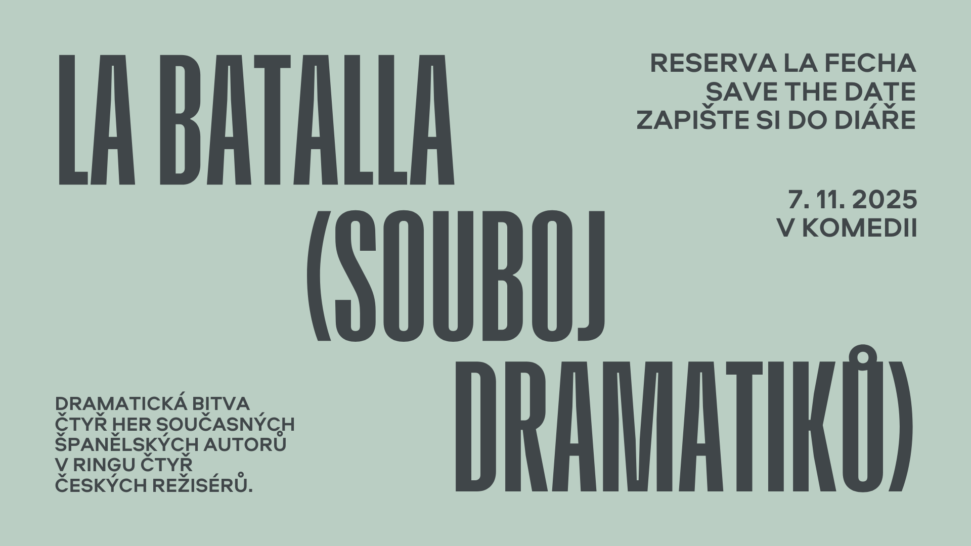 La Batalla - Combates de dramaturgia