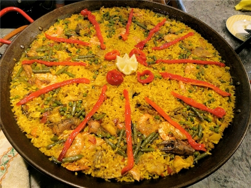 Degustación de paella y sangría