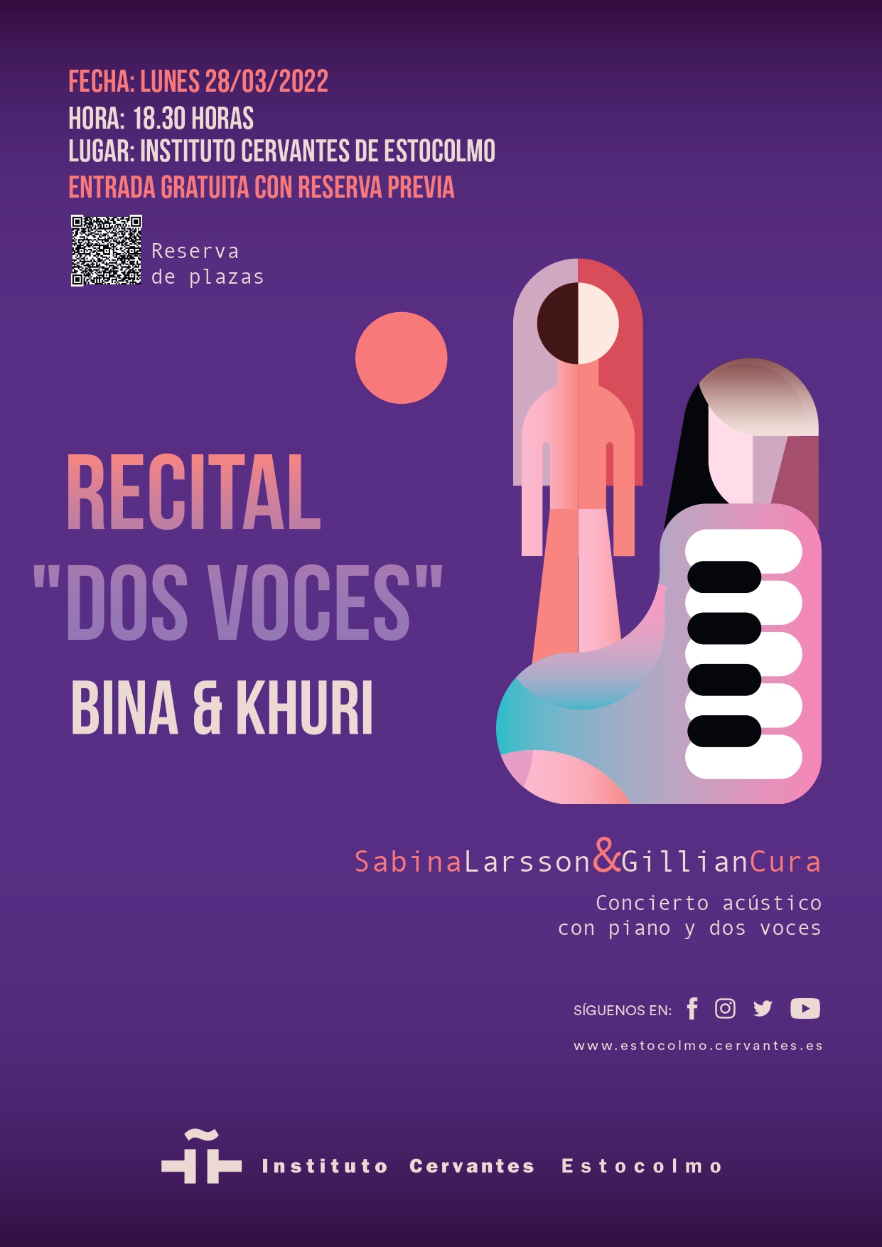 Recital: Dos voces de Bina & Khuri