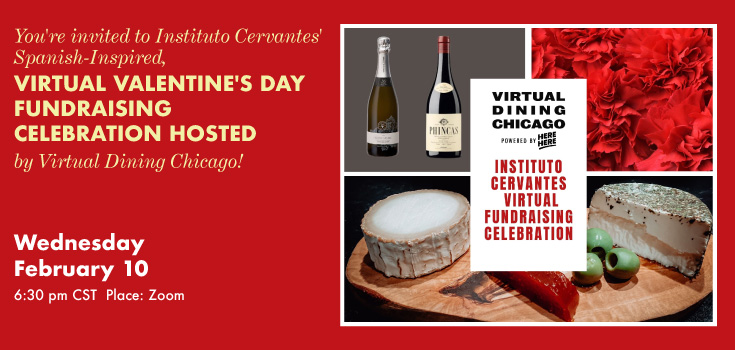 Cata de vino. Celebración en línea del Día de San Valentín  