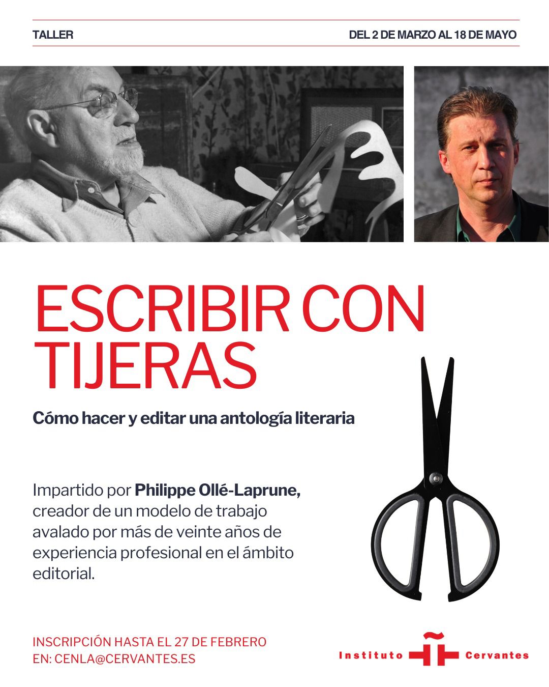 Escribir con tijeras. Cómo hacer y editar una antología literaria