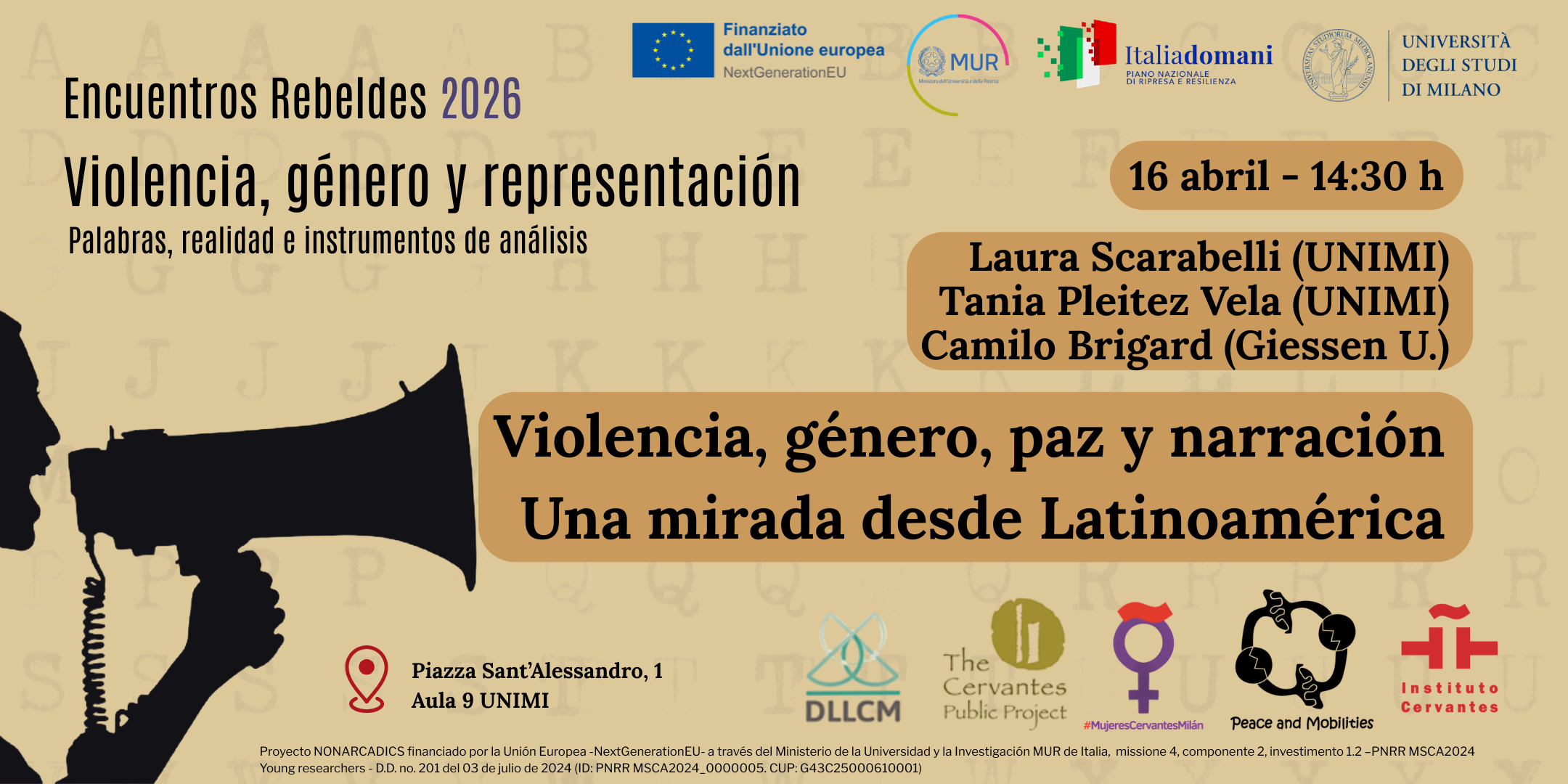 Violencia, género, paz y narración: una mirada desde Latinoamérica 