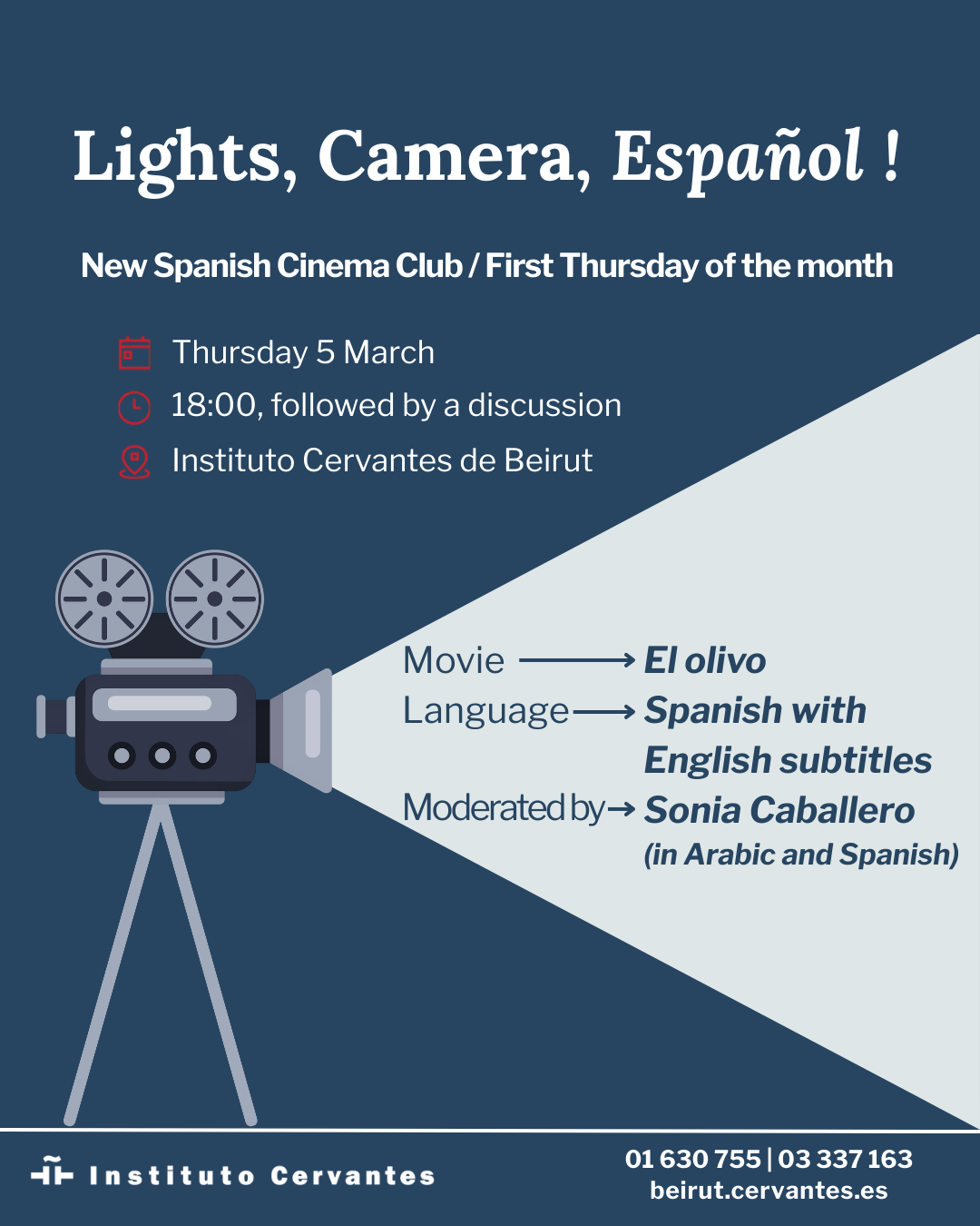 Lights, Camera, Español ! El olivo