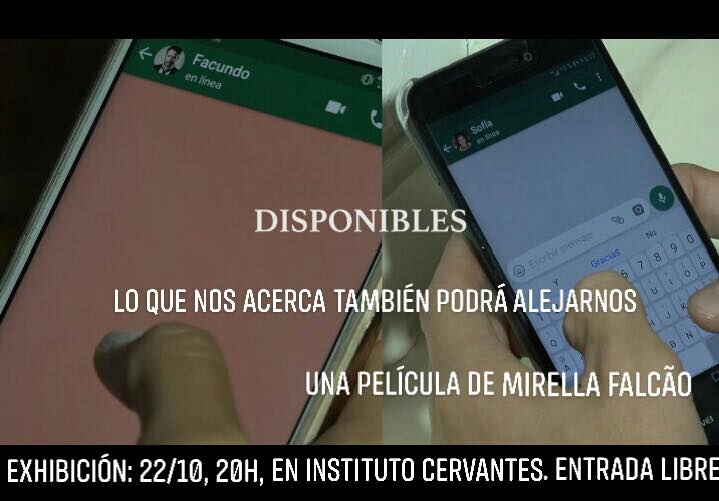 Exhibición especial del Cortometraje: Disponibles 