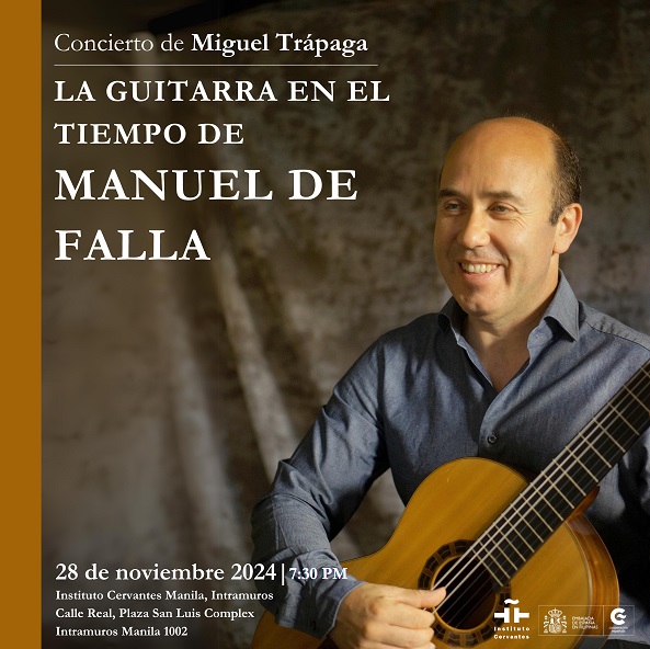 Recital de guitarra clásica y clase maestra de Miguel Trápaga