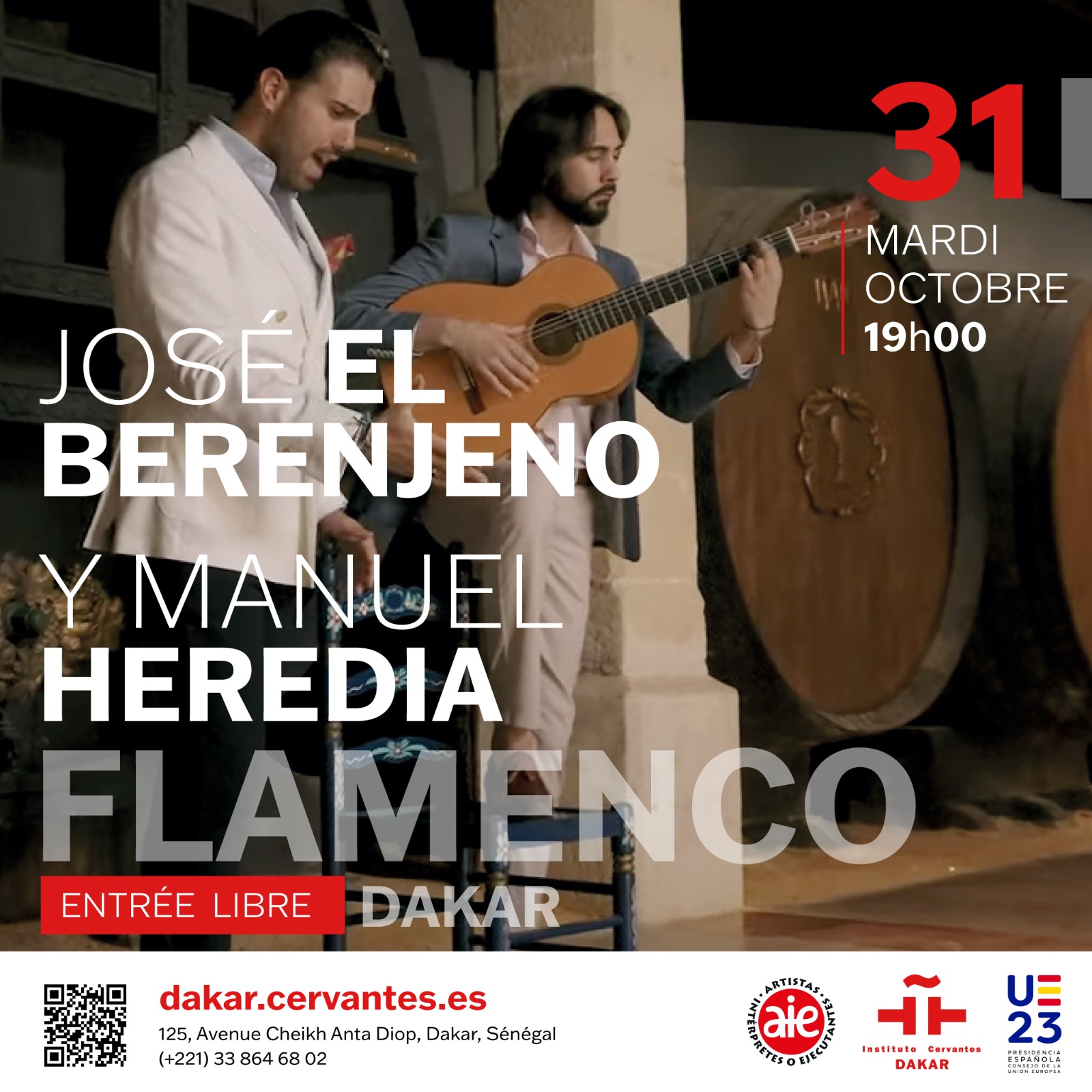 José el Berenjeno y Manuel Heredia en Dakar