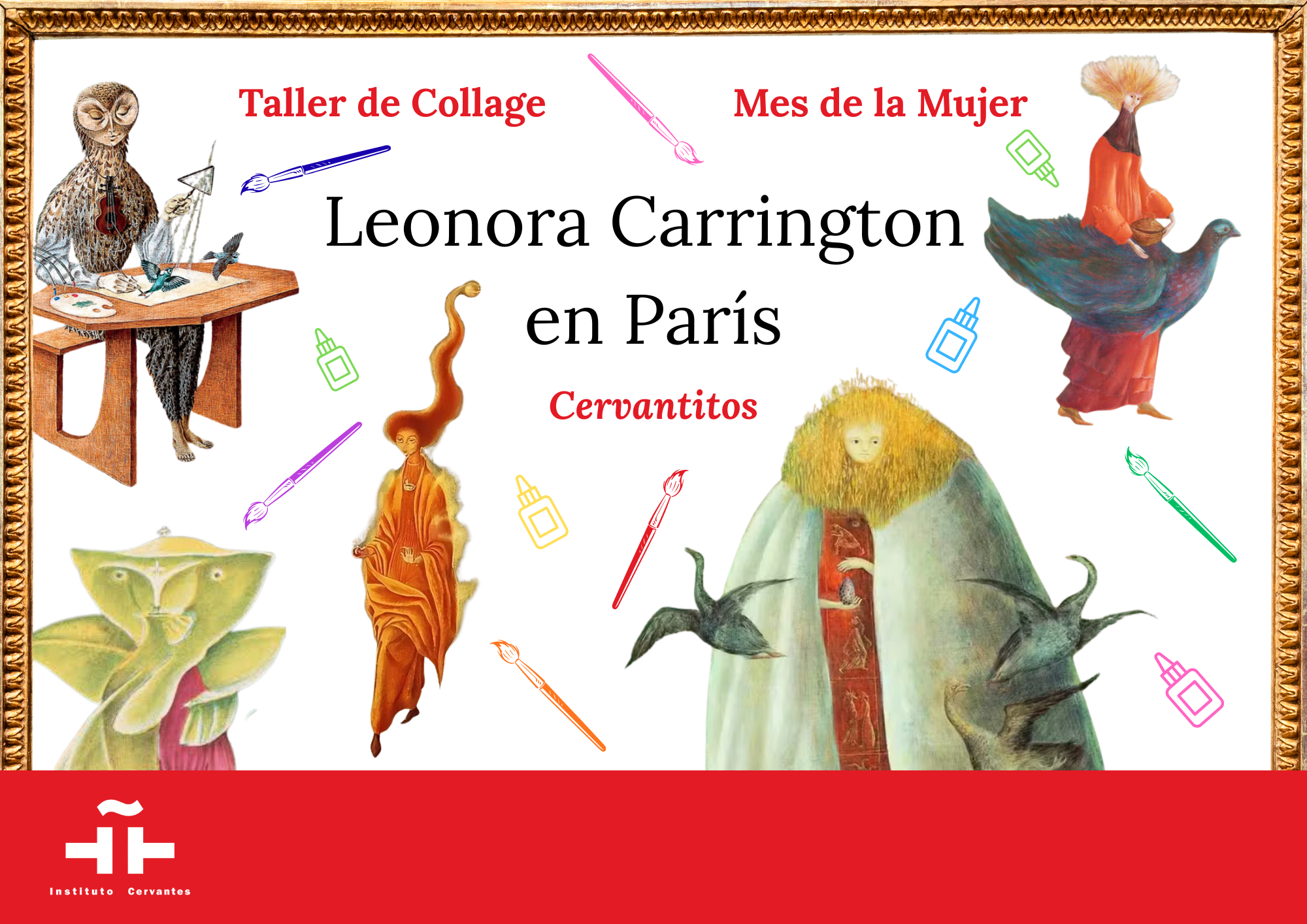 Taller de Collage surrealista: ¡Leonora Carrington llega a París!