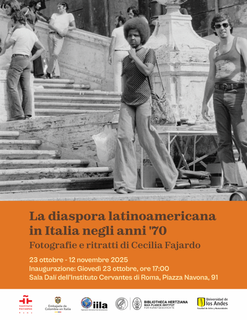 La diáspora latinoamericana en Italia en los 70.  Fotografías y retratos de Cecilia Fajardo.  