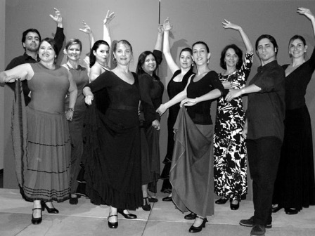 Espectáculo de clausura de los grupos de flamenco