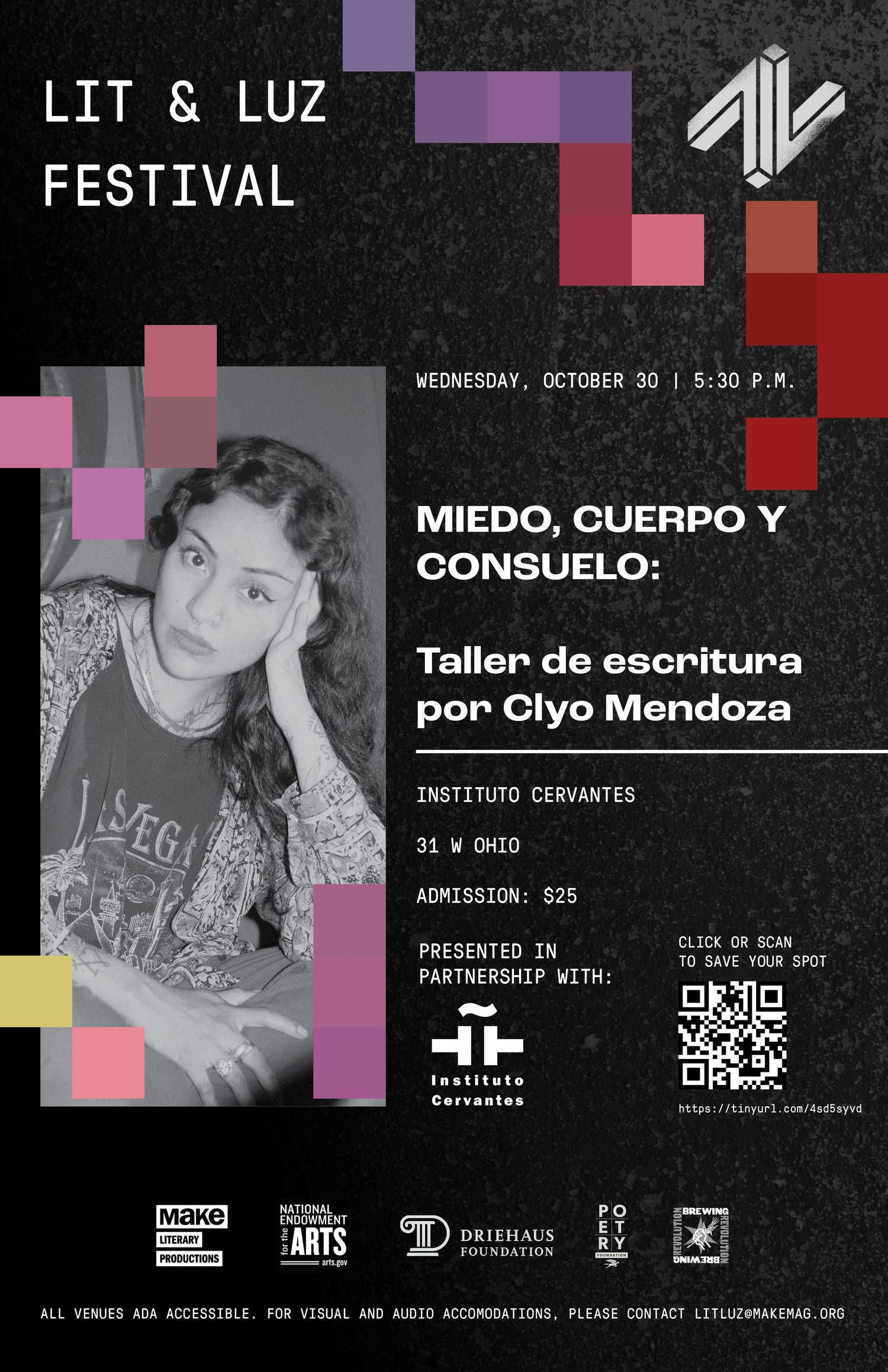 Miedo, cuerpo y consuelo: taller de escritura por Clyo Mendoza