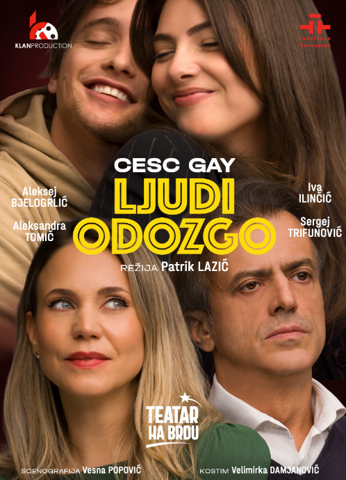 Los vecinos de arriba, de Cesc Gay, en Teatar na Brdu. 