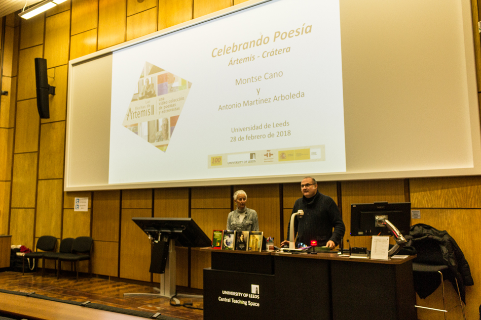 Antonio Martínez Arboleda presenta Poetas de Yorkshire y la antología poética Ártemis