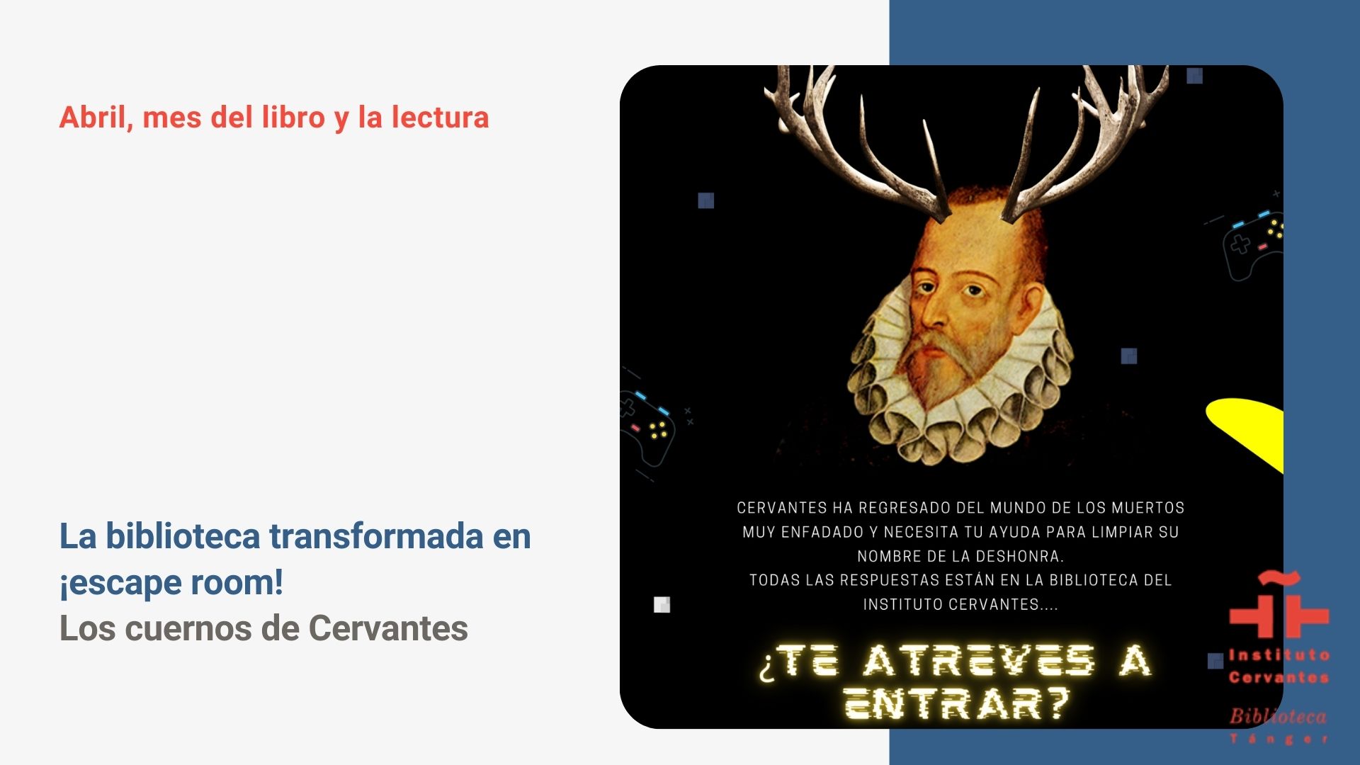 Escape room: Los cuernos de Cervantes