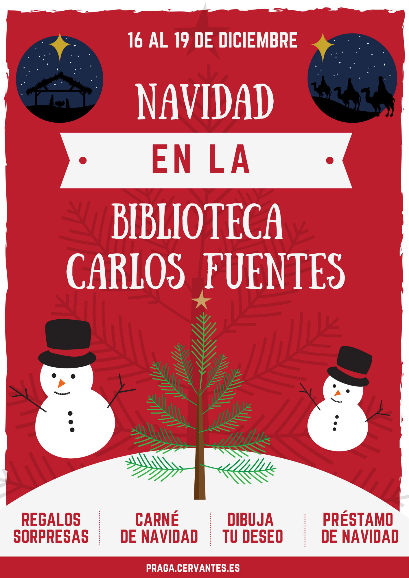 Carta a los Reyes Magos :  ver, leer y disfrutar la Navidad en la Biblioteca Carlos Fuentes